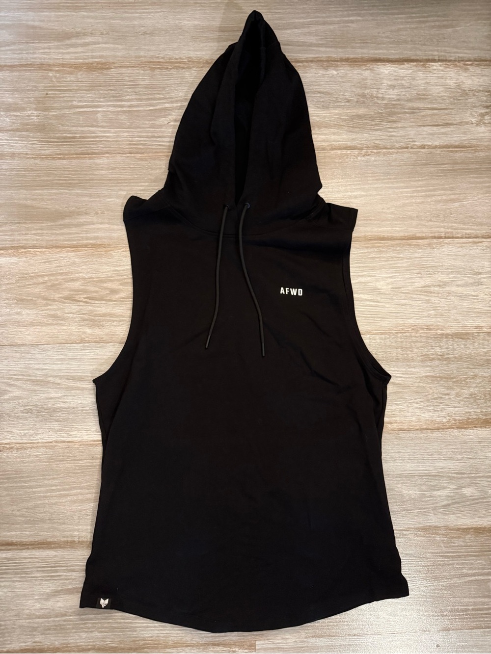 Alpha Forward Sleeveless Hoodie Black Women’s Large